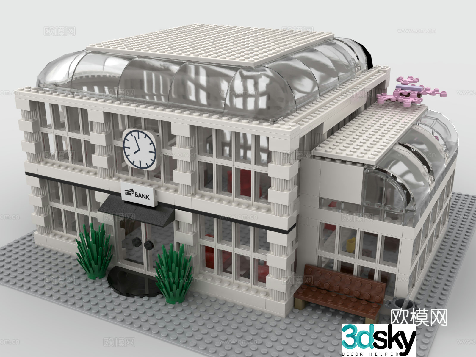 LEGO LEGO Toy Building Blocks Building Bank 3D Model