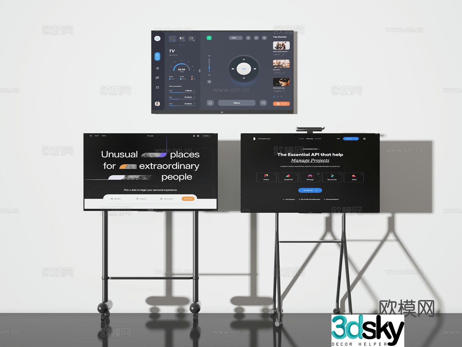 TV 3d model
