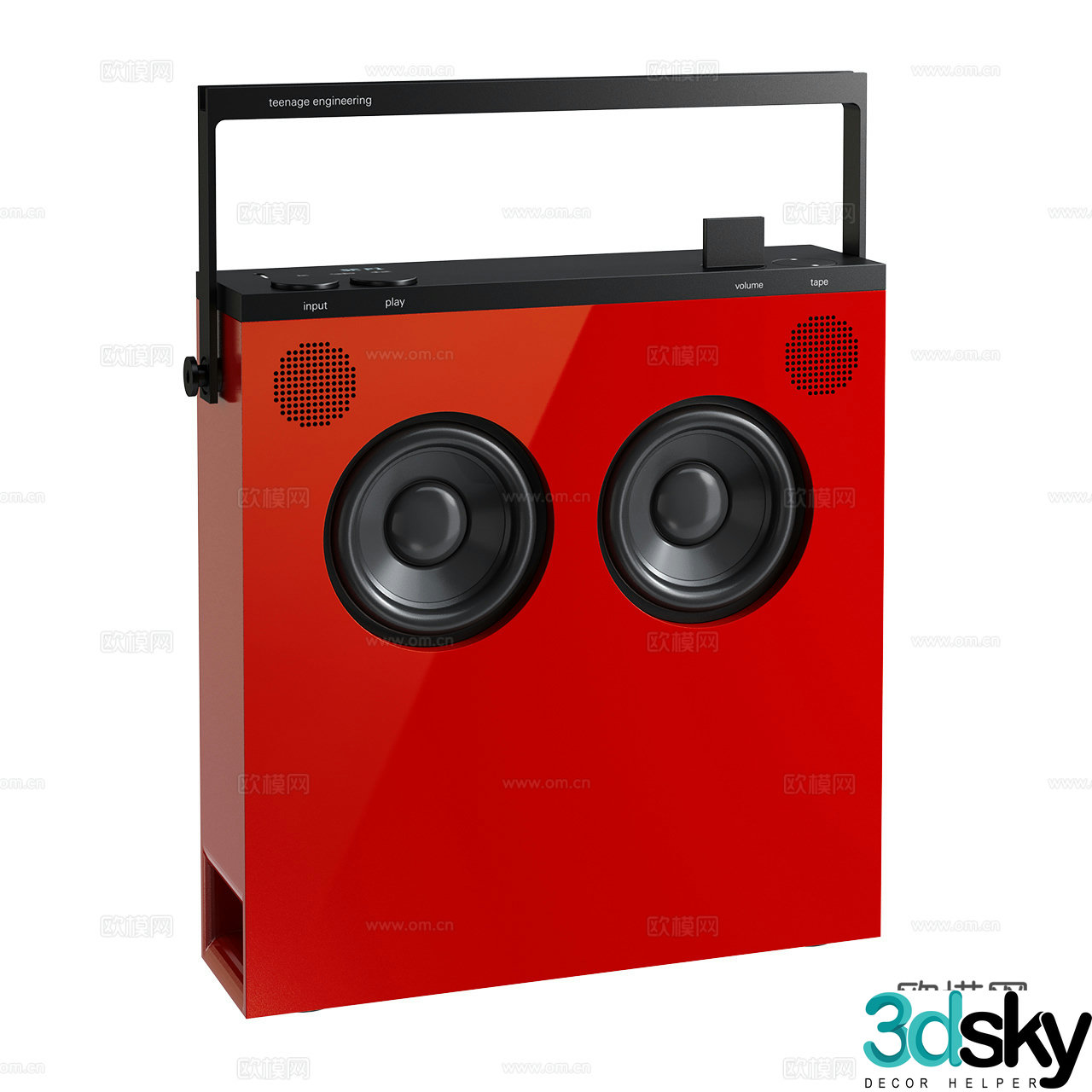Teenage Engineering Minimalist Speaker 3D Model