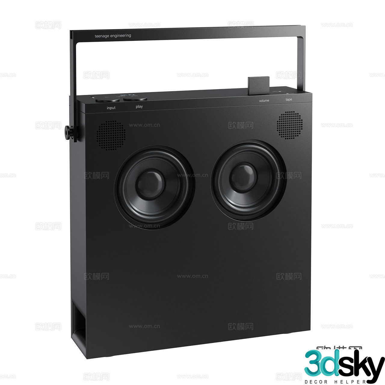 Teenage Engineering Minimalist Speaker 3D Model