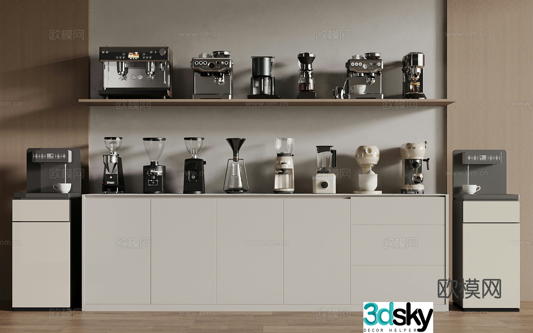 Coffee maker Modern coffee maker 3d model