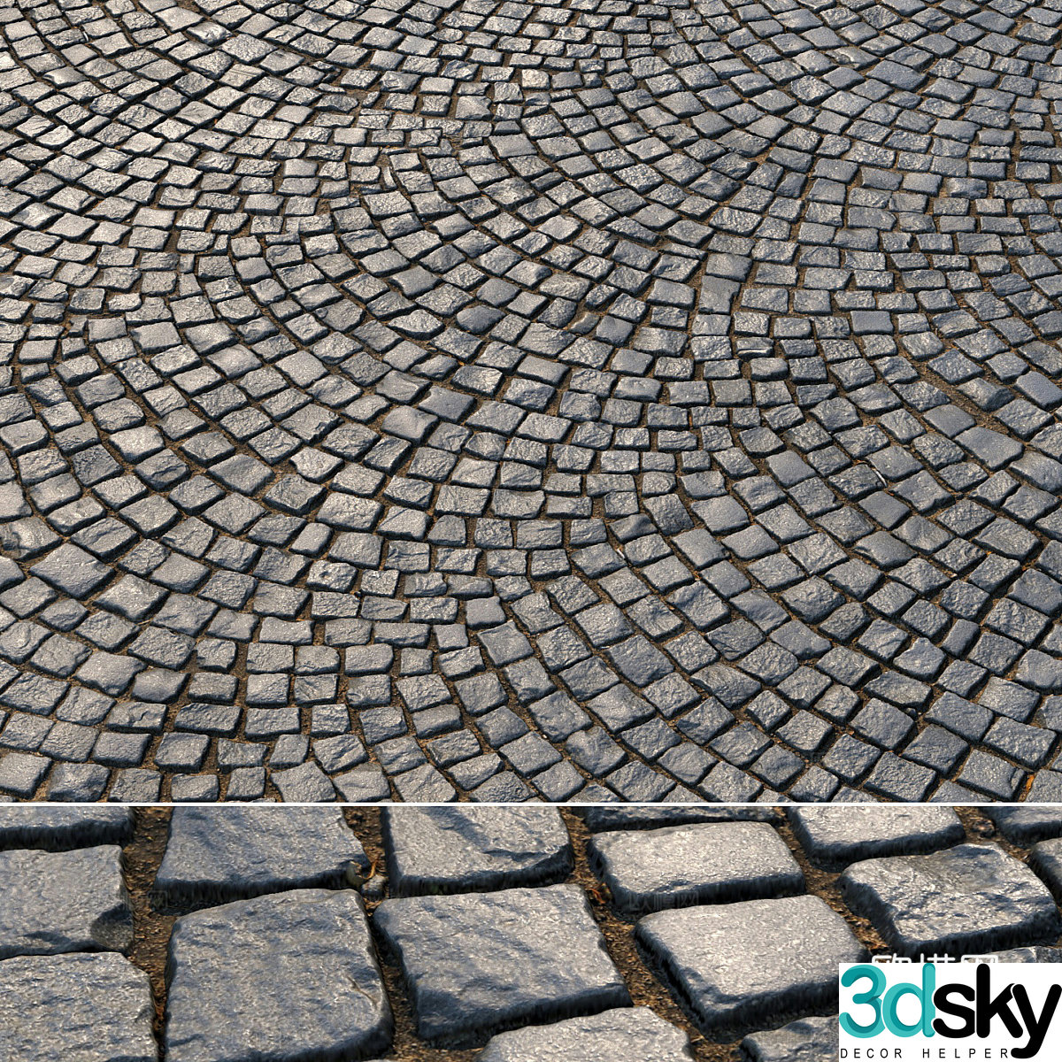 Road facilities 3D model