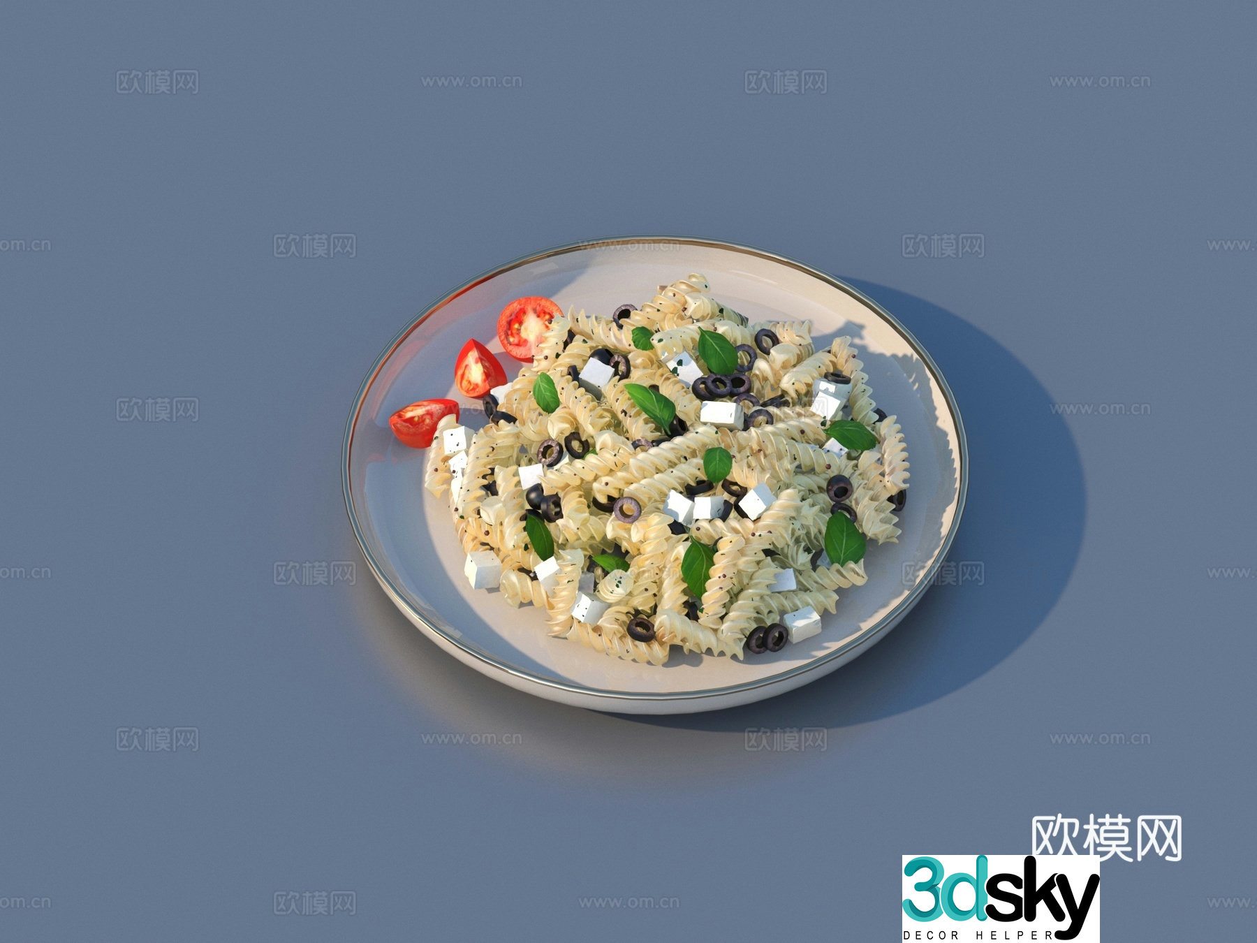 Noodles Food Food 3d Model