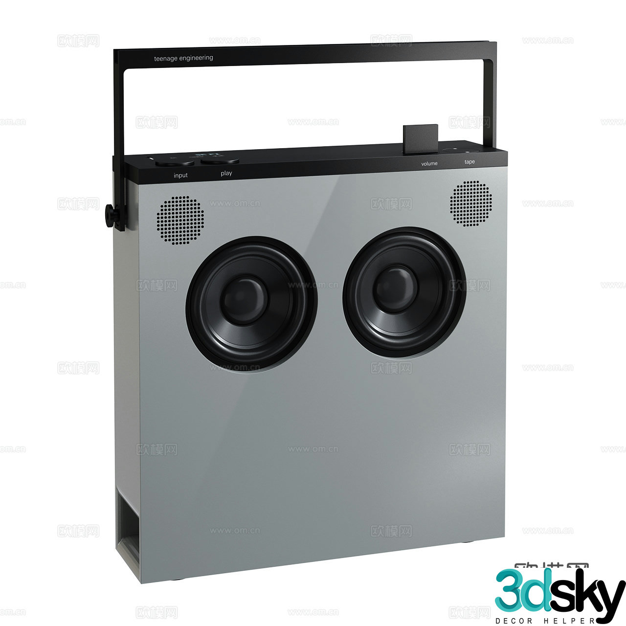 Teenage Engineering Minimalist Speaker 3D Model