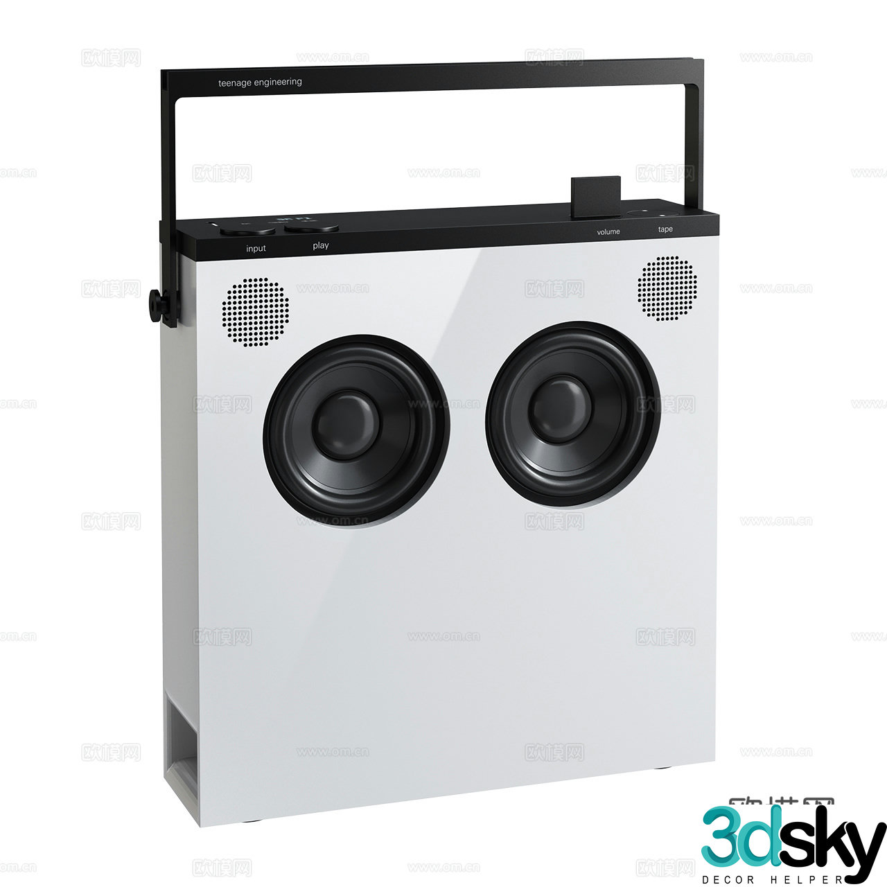 Teenage Engineering Minimalist Speaker 3D Model