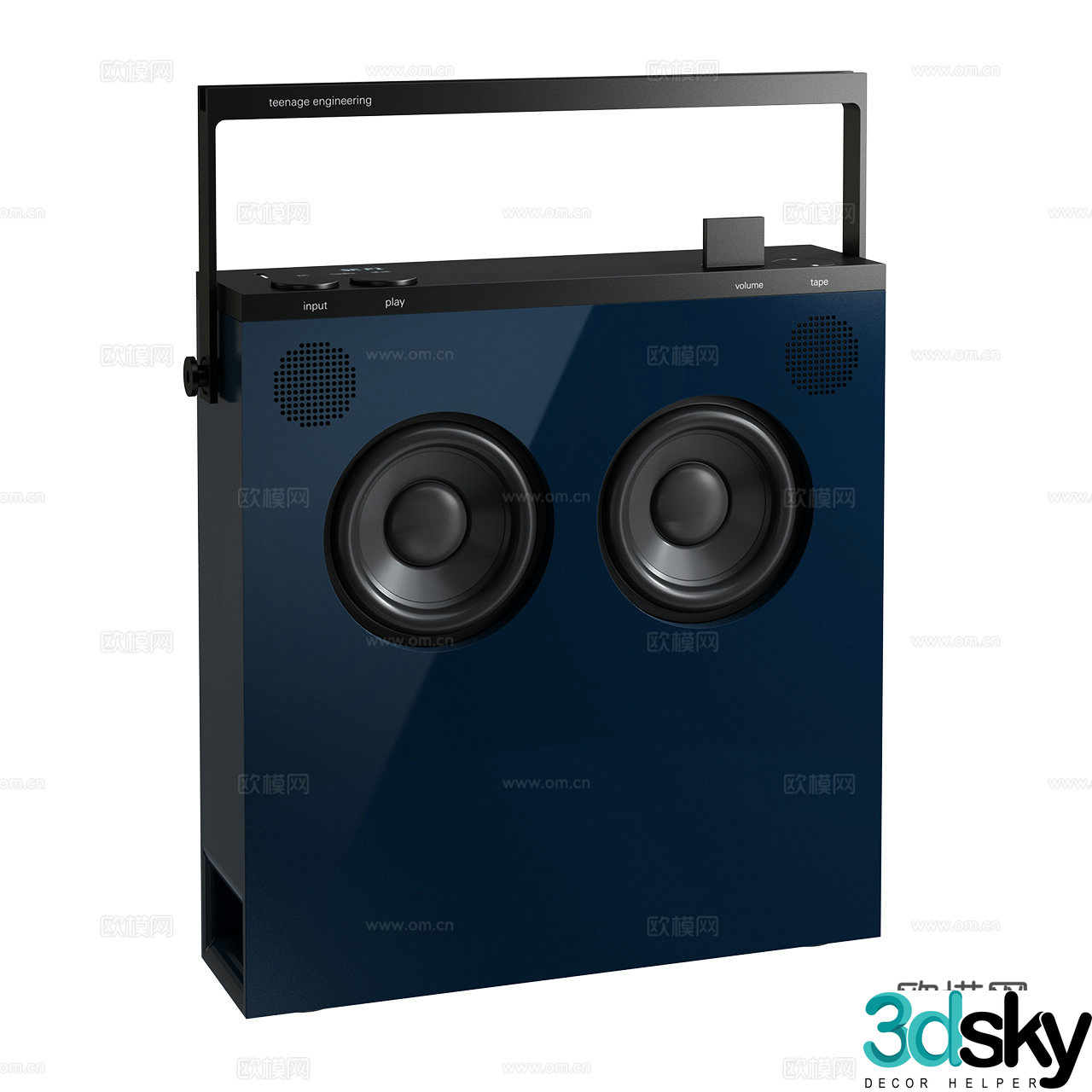 Teenage Engineering Minimalist Speaker 3D Model