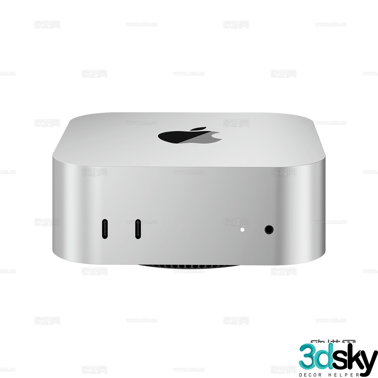 Apple Mac mini 2024 Apple Computer Apple Host 3D Model