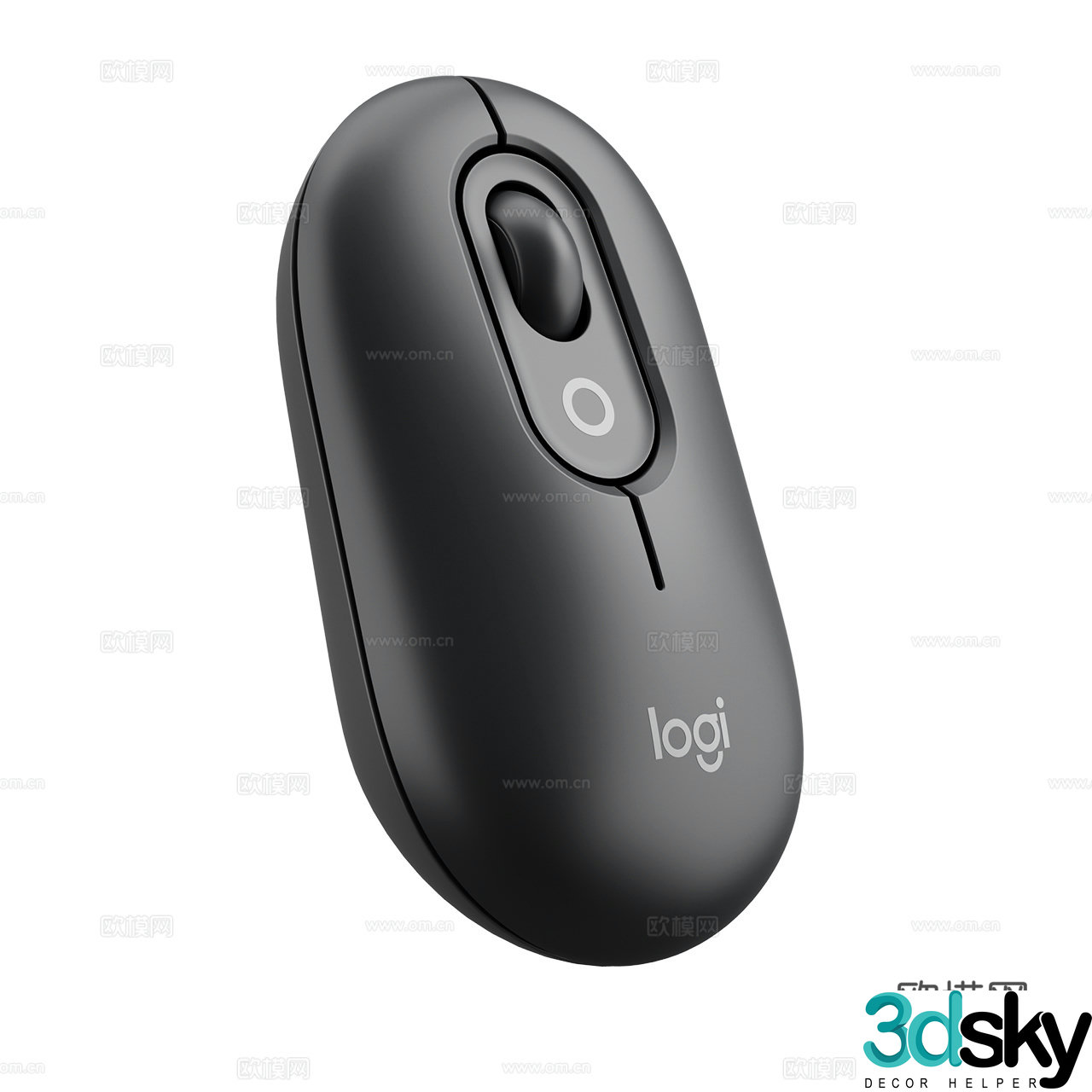 Logitech Pop Wireless Mouse Wireless Mouse 3D Model