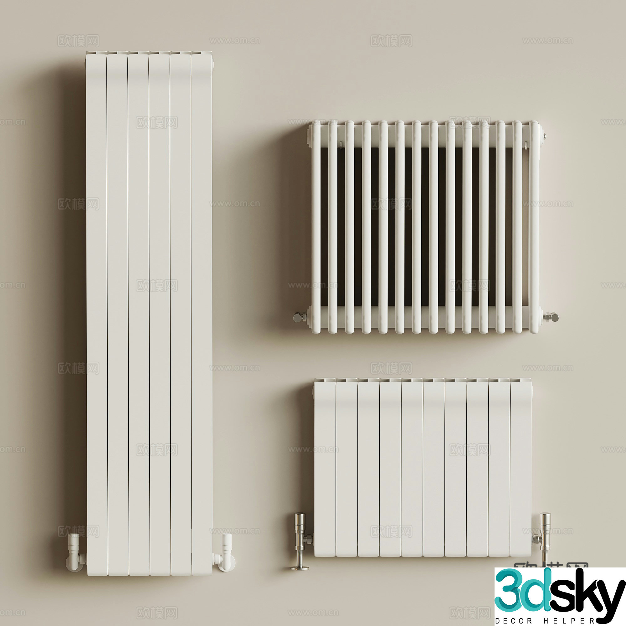 Heater Modern radiator 3D model