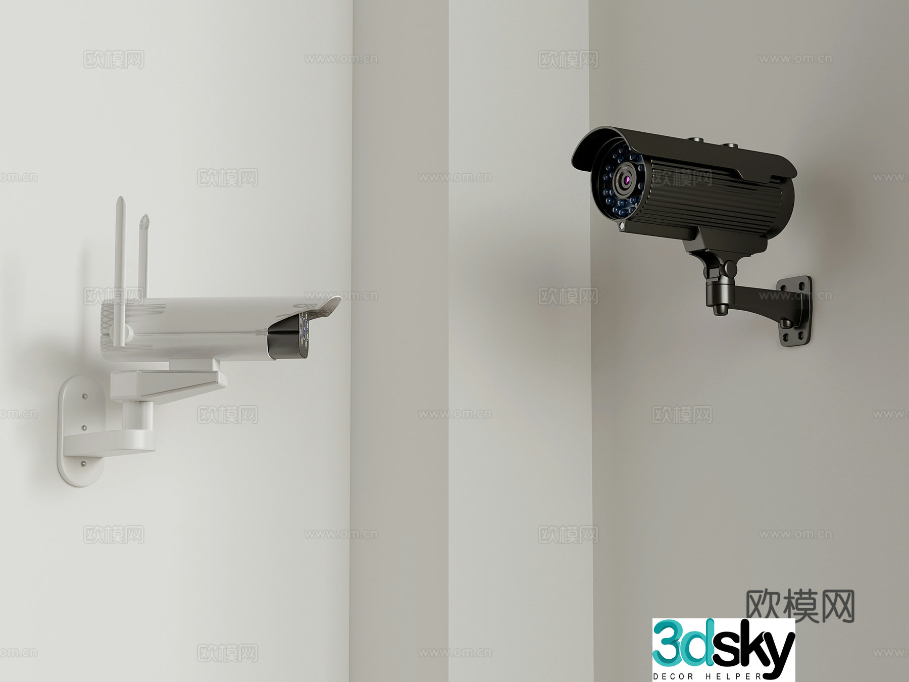 Camera Modern camera Surveillance probe 3d model