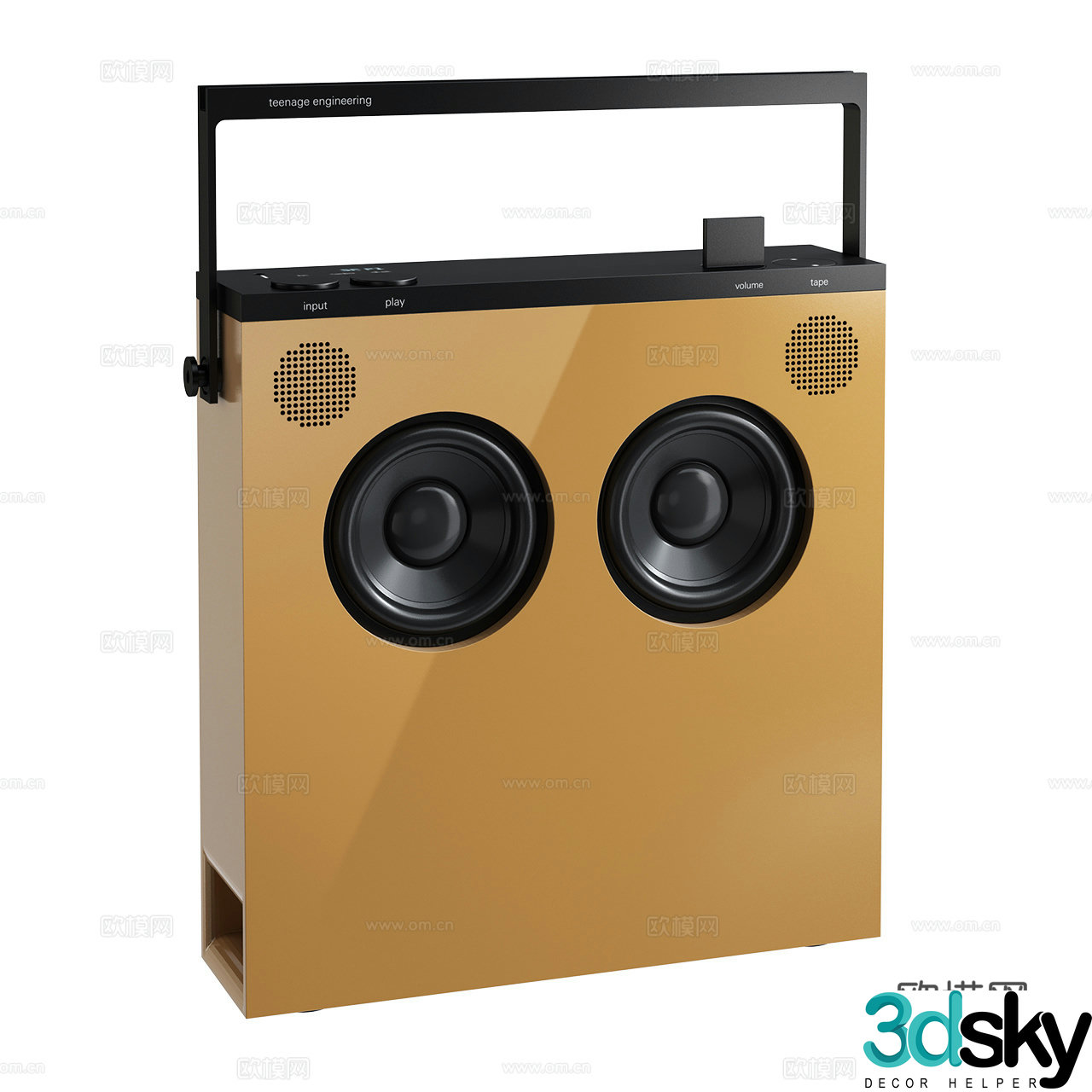 Teenage Engineering Minimalist Speaker 3D Model