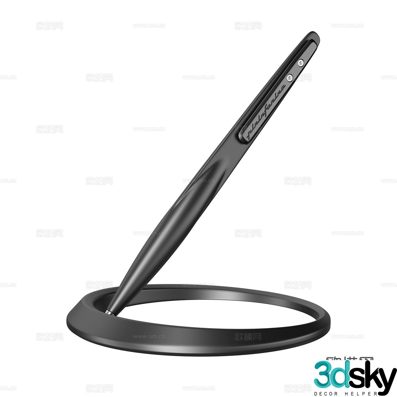 Pininfarina modern pen sign pen graphite pen office supplies 3d model