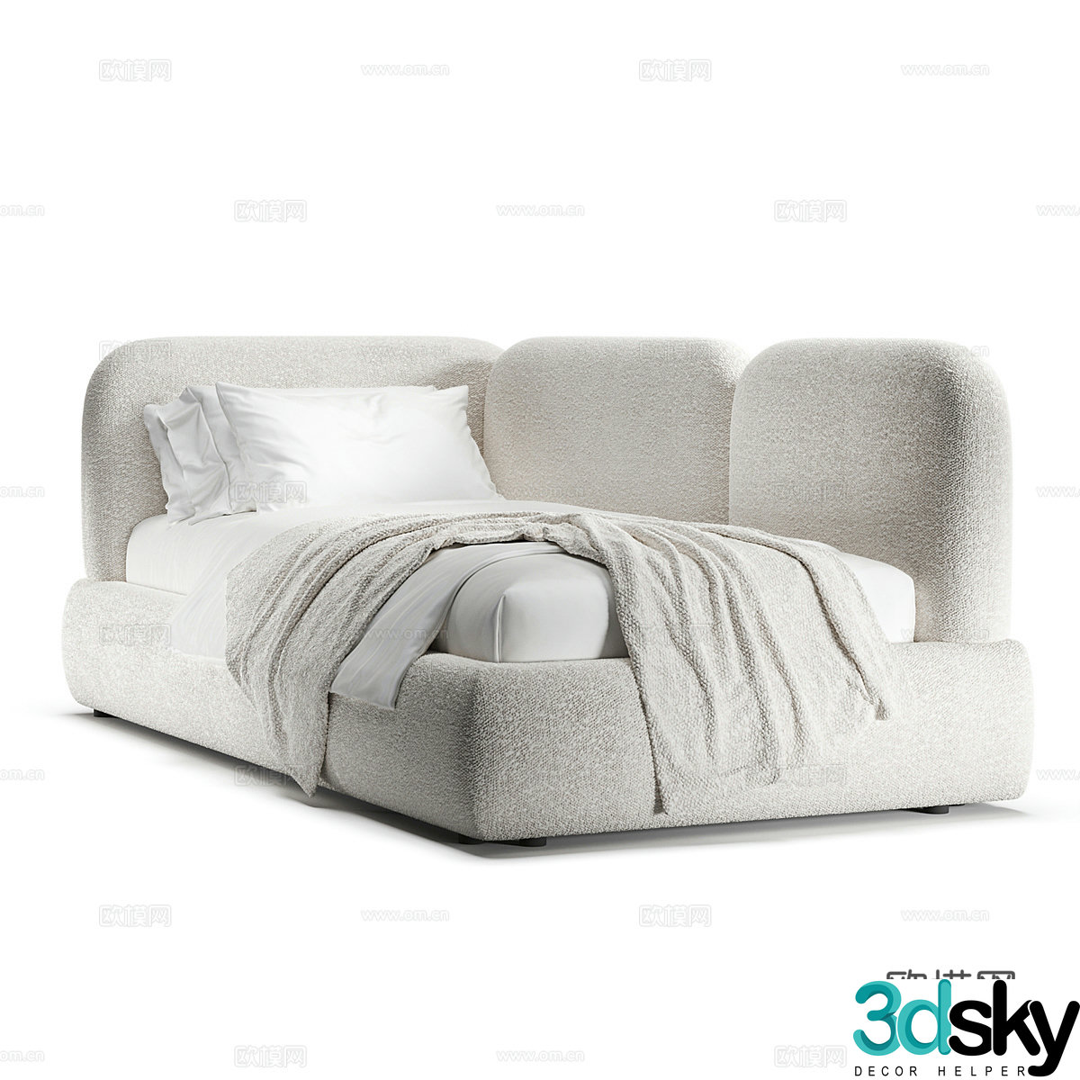 3D model of bed children