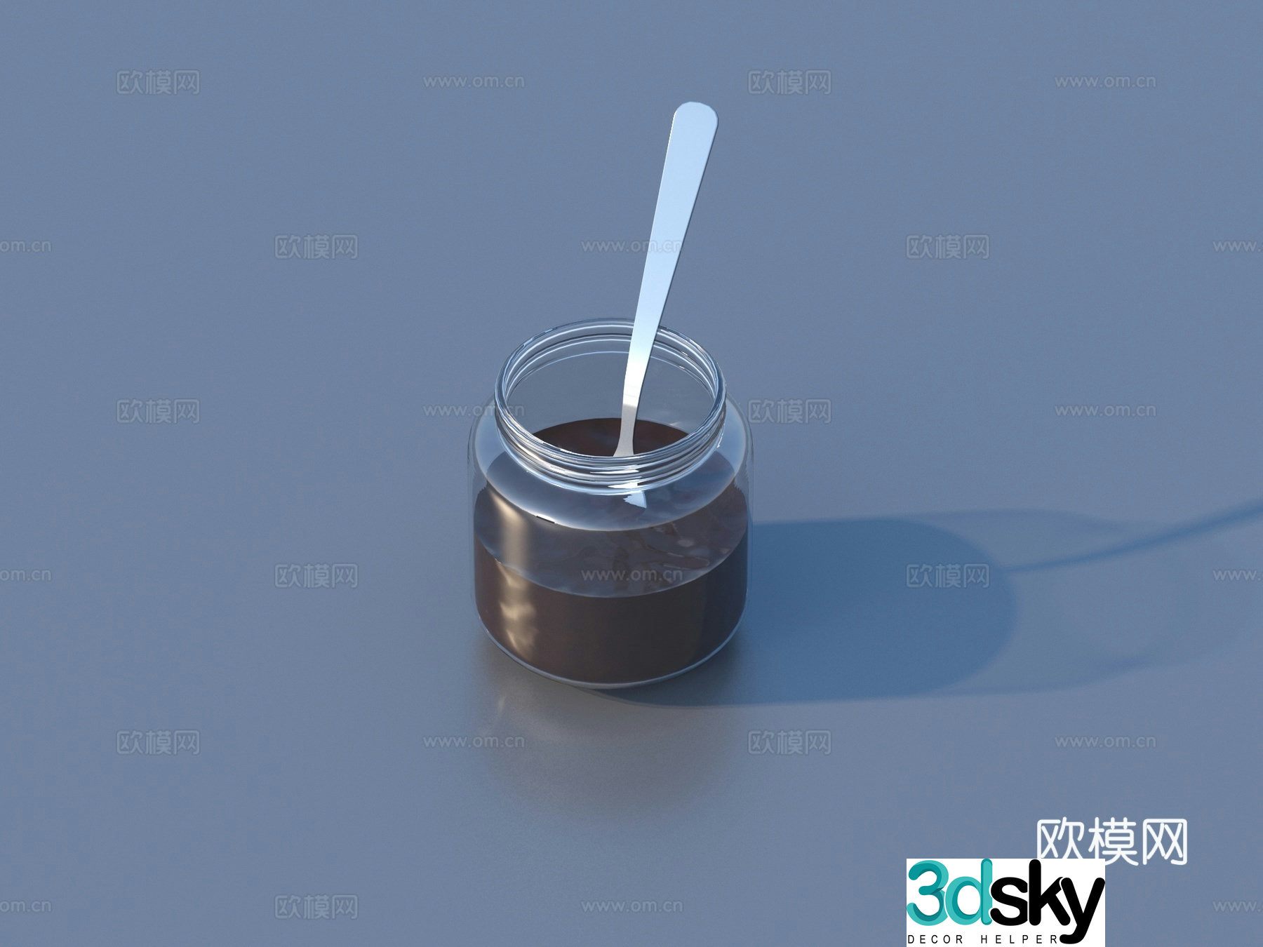 Dipping sauce Food seasoning 3d model