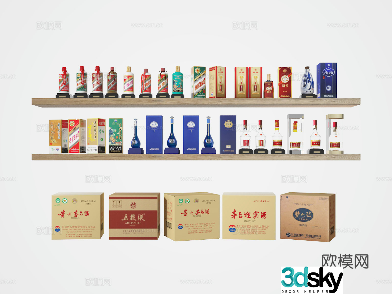 3d model of wine