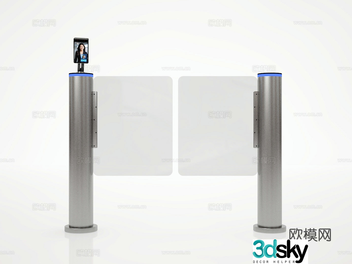 Gate 3d model