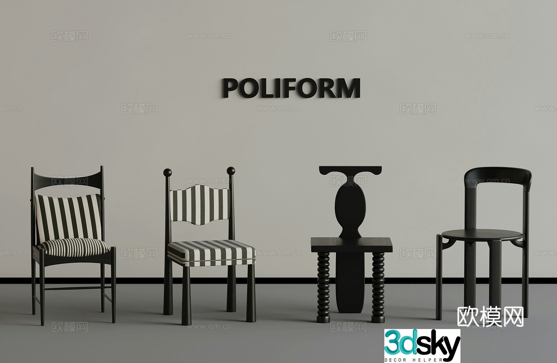 Leisure Chair French Leisure Chair 3D Model
