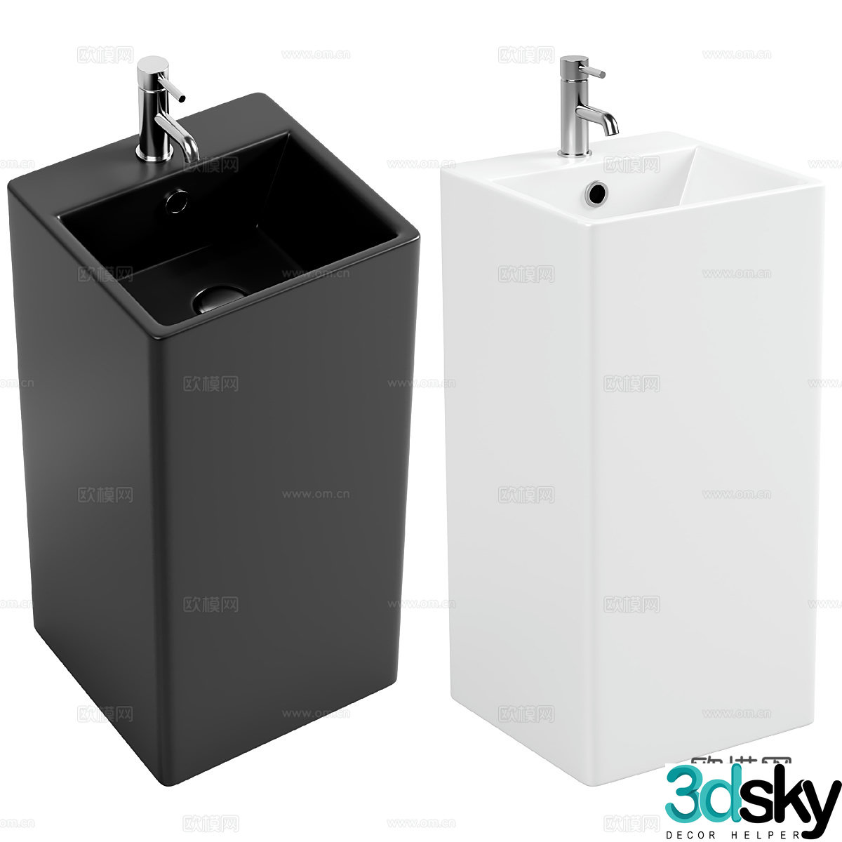 Washbasin SantiLine3d model