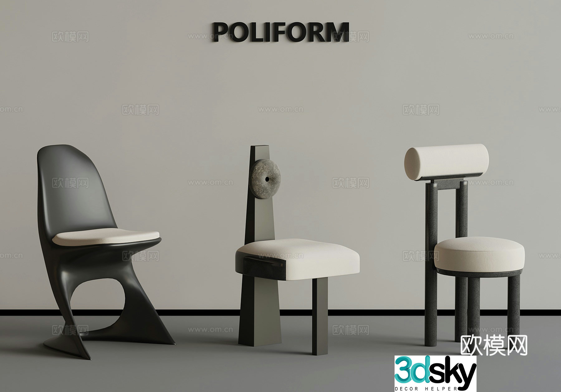 Leisure Chair French Leisure Chair 3D Model