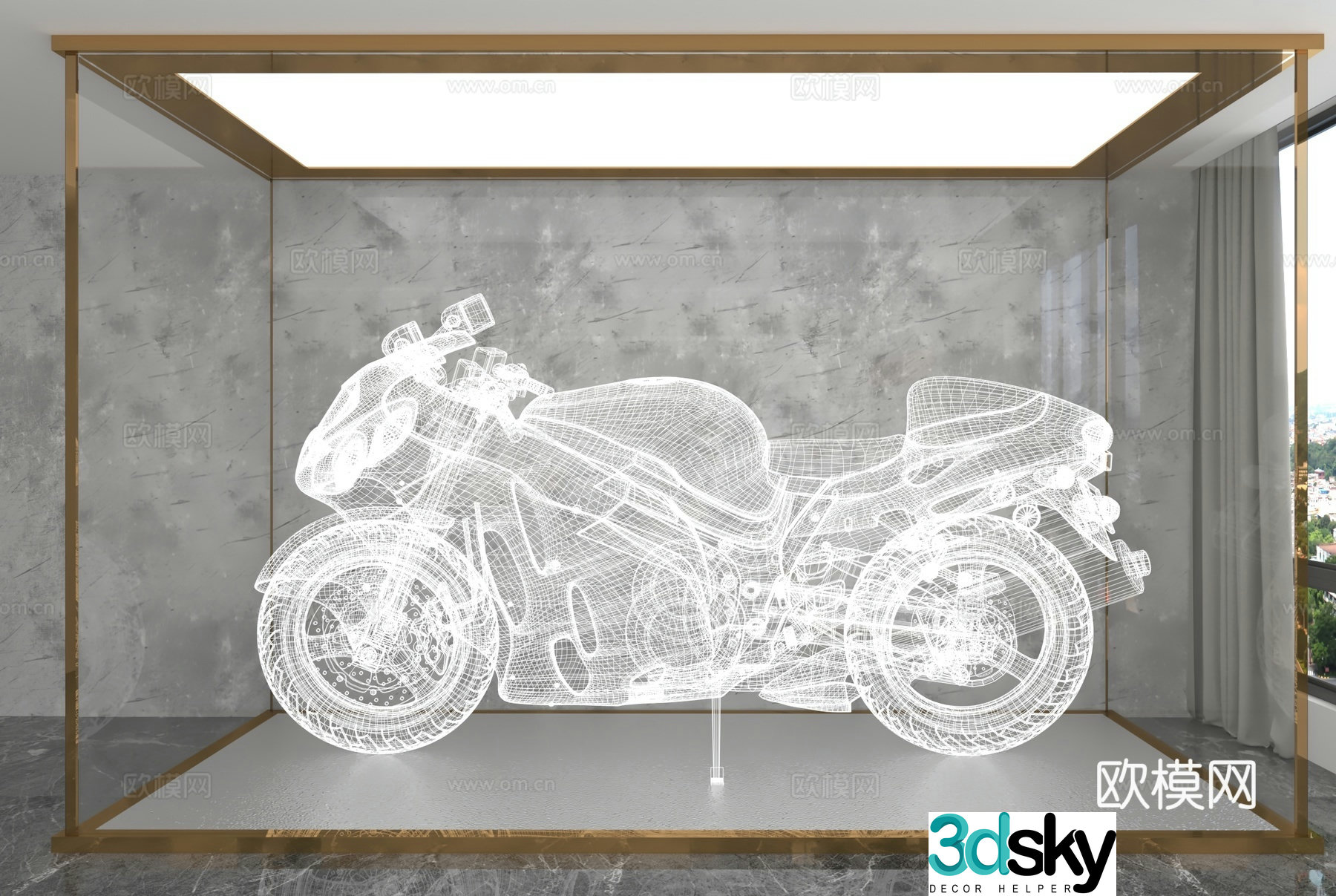 motorcycle 3d model