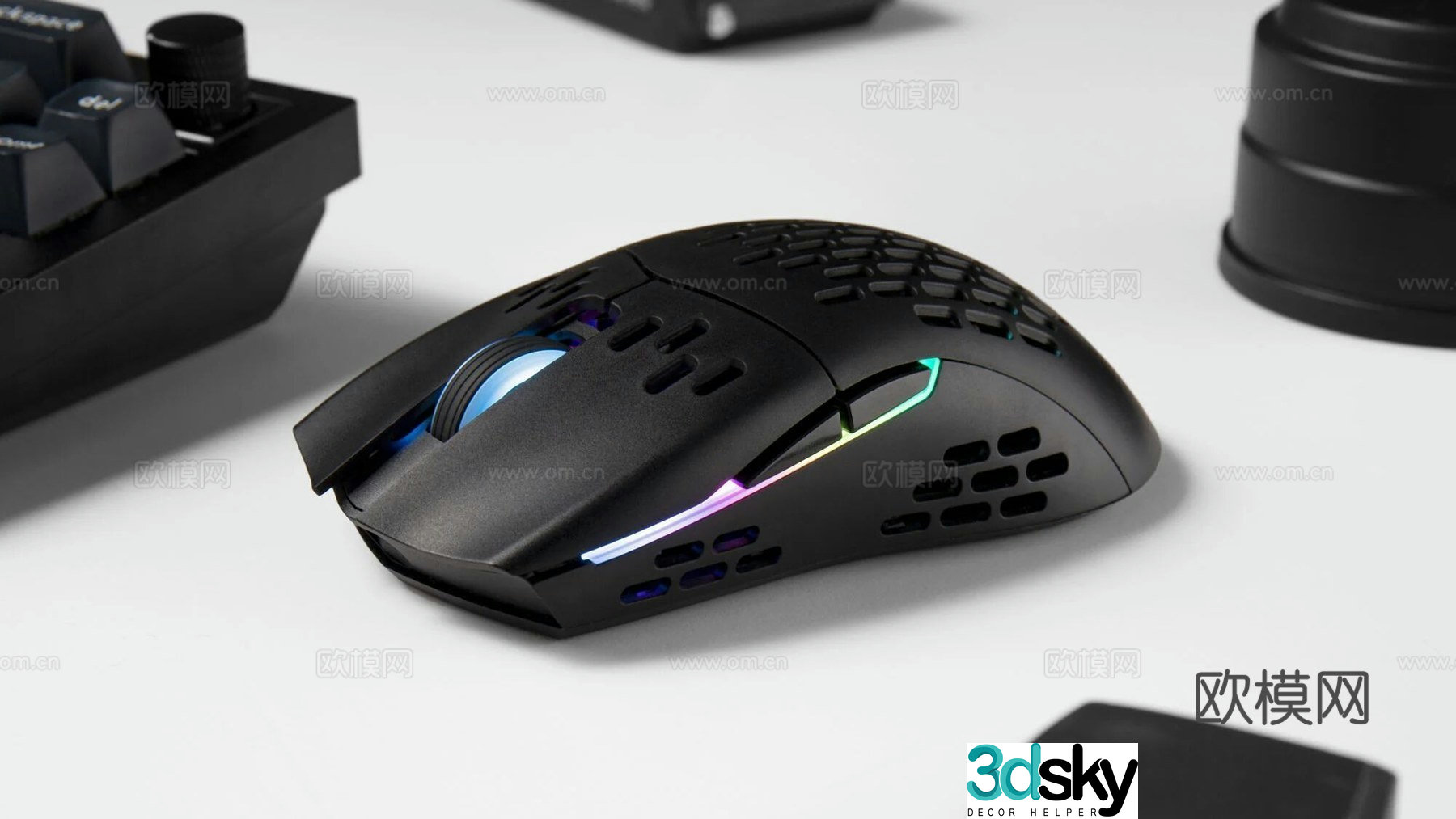 Wireless mouse 3d model