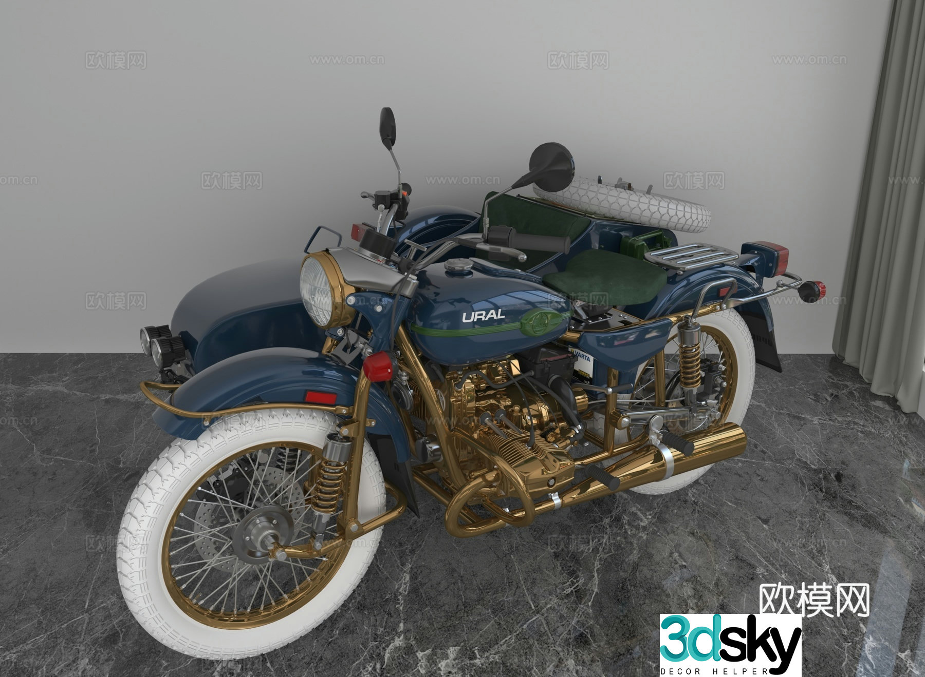 motorcycle 3d model