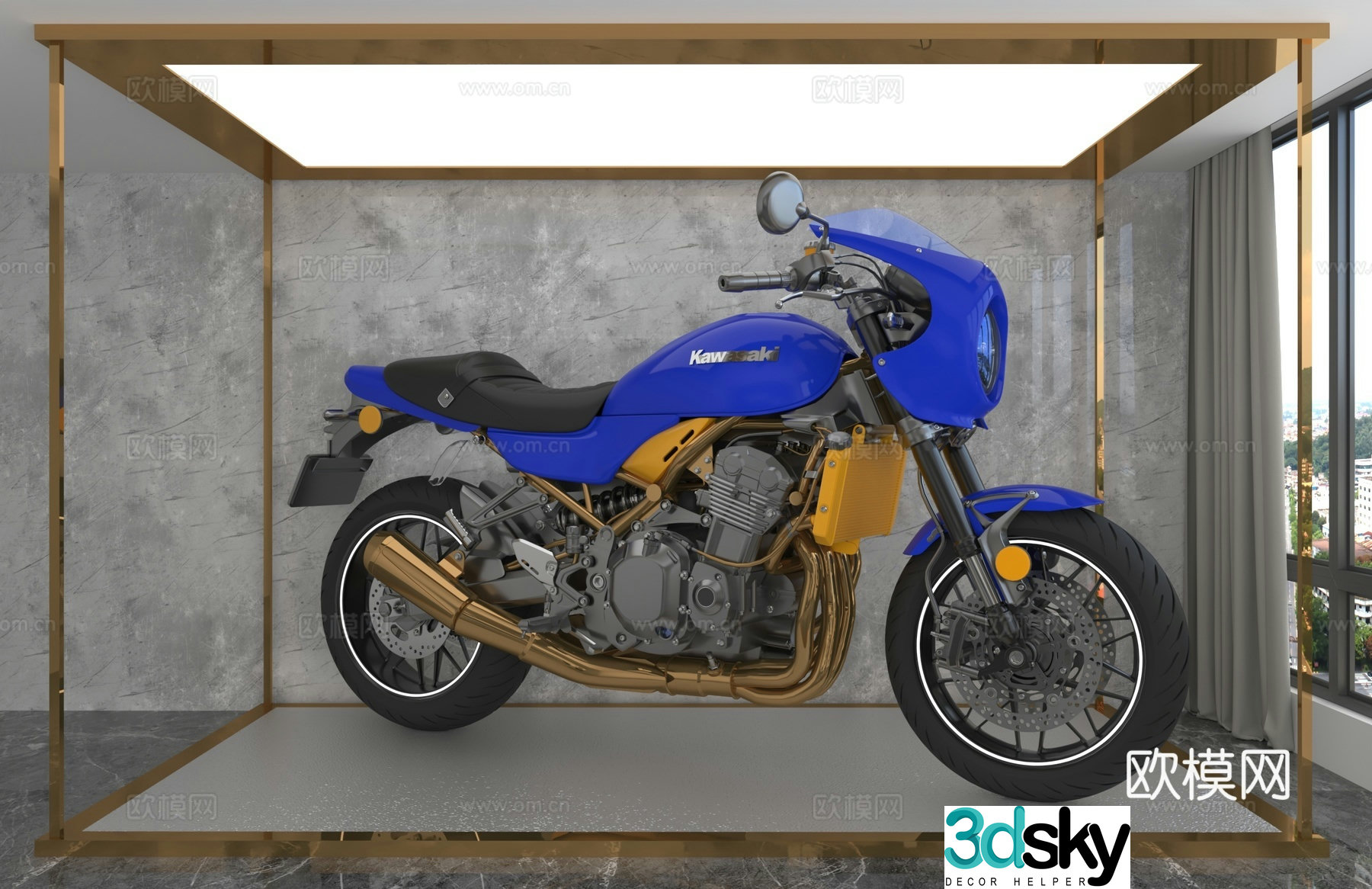 motorcycle 3d model