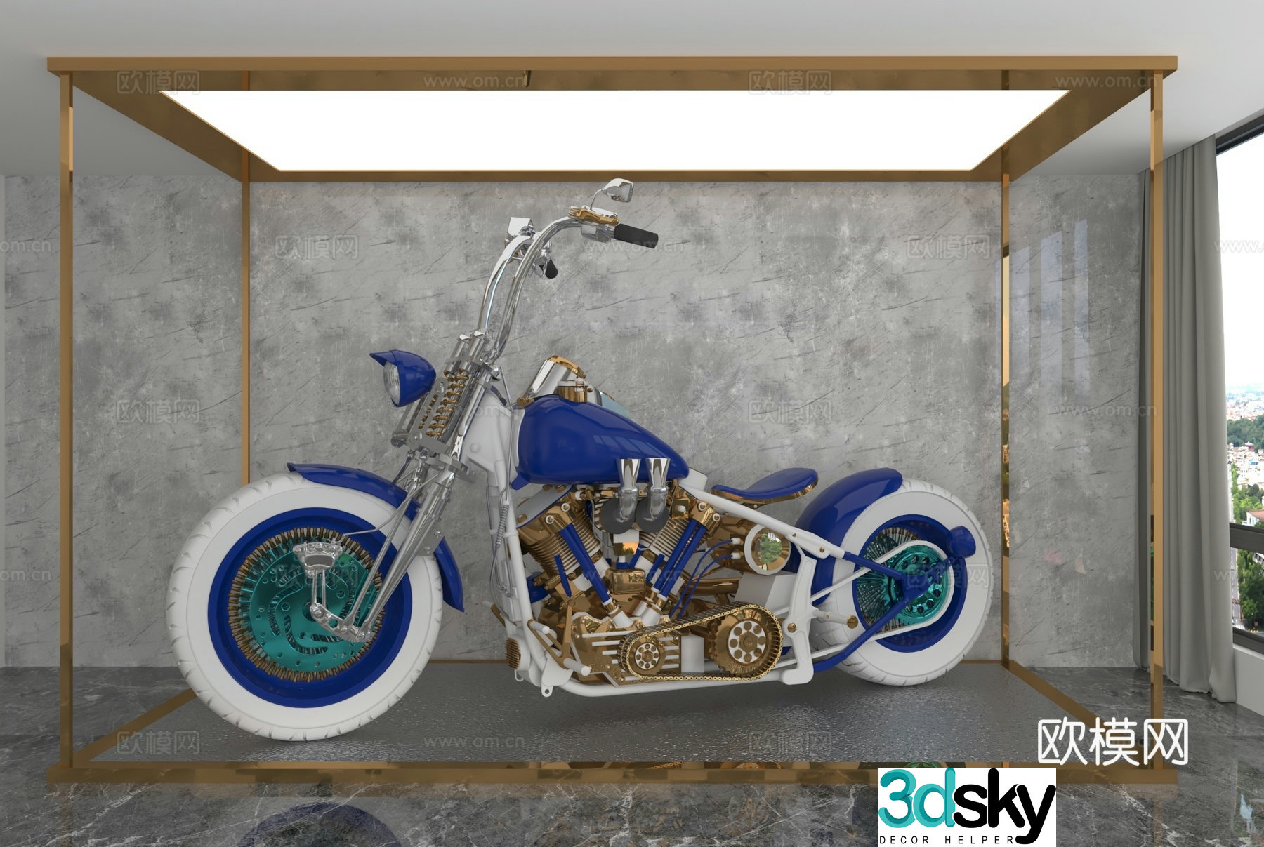 motorcycle 3d model