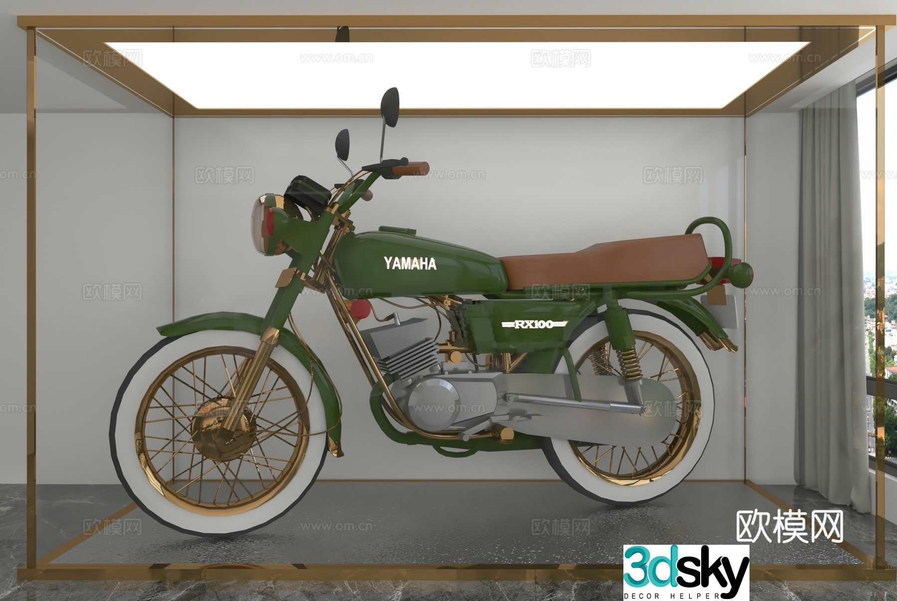 motorcycle 3d model