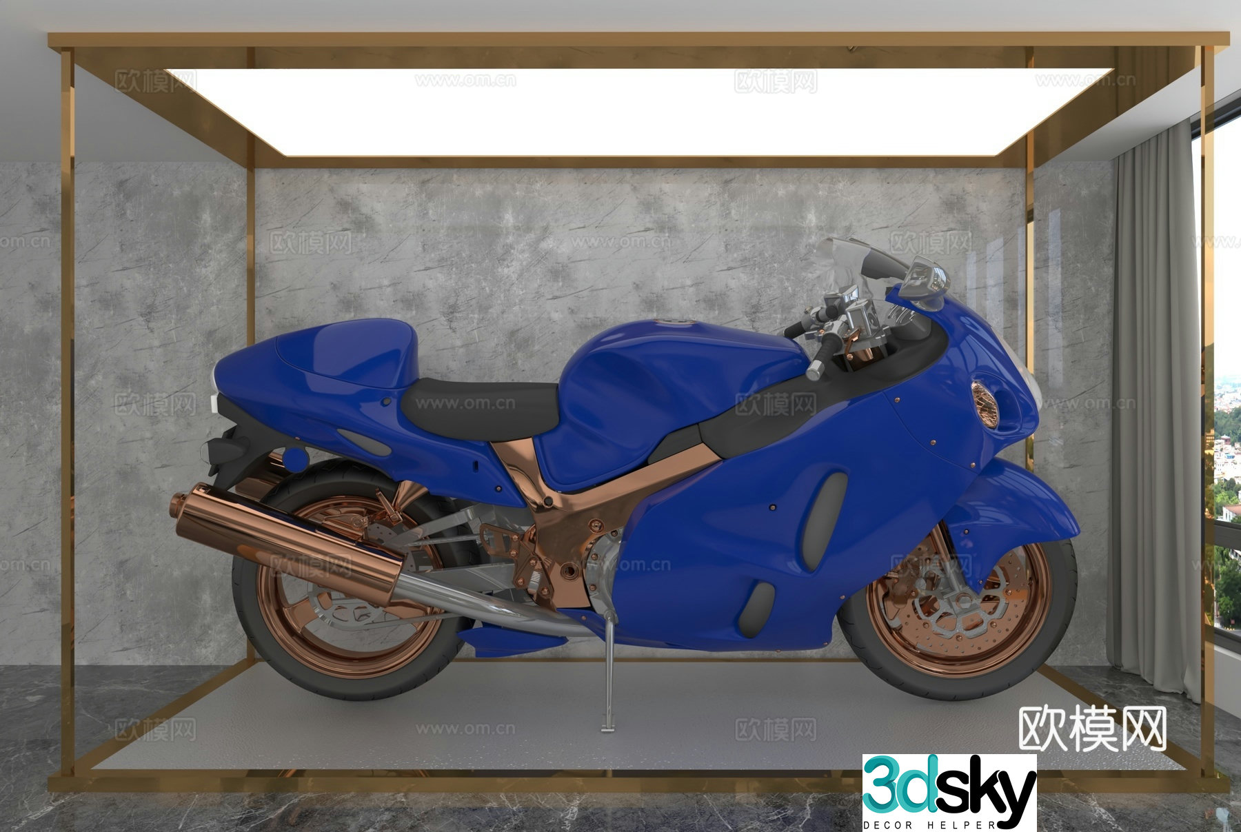 motorcycle 3d model
