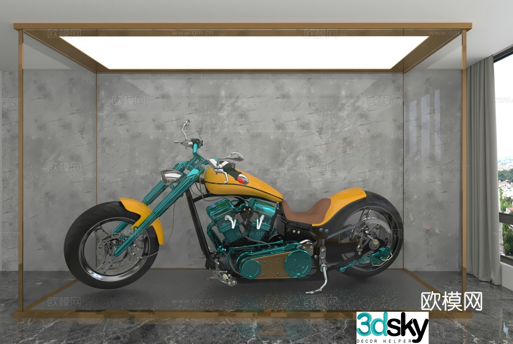 motorcycle 3d model