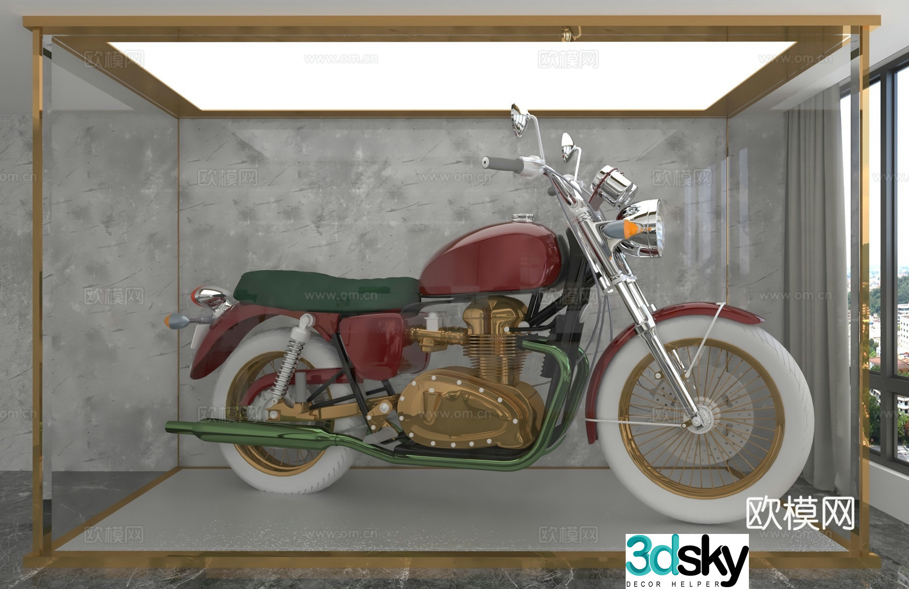 motorcycle 3d model