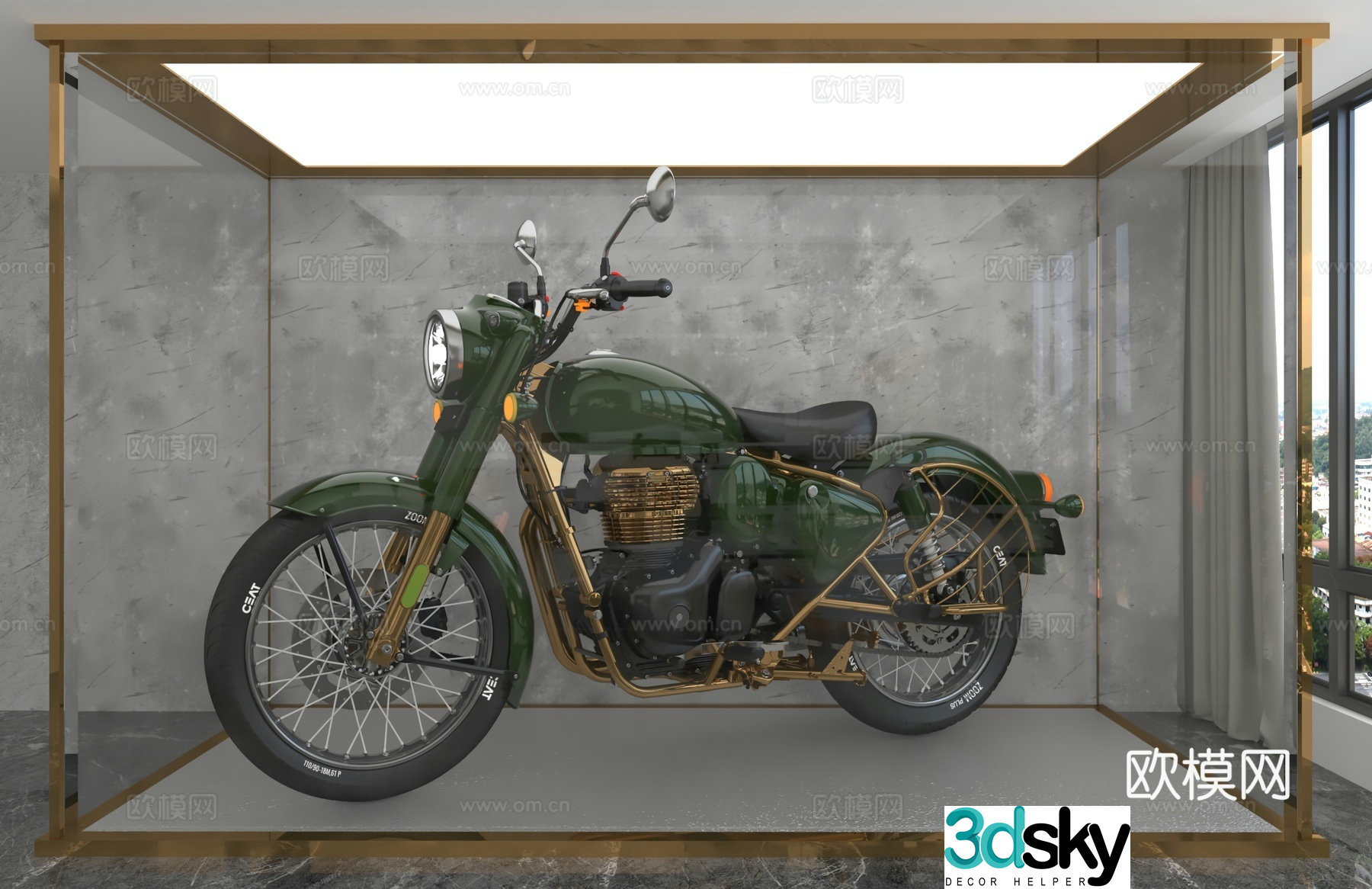 motorcycle 3d model