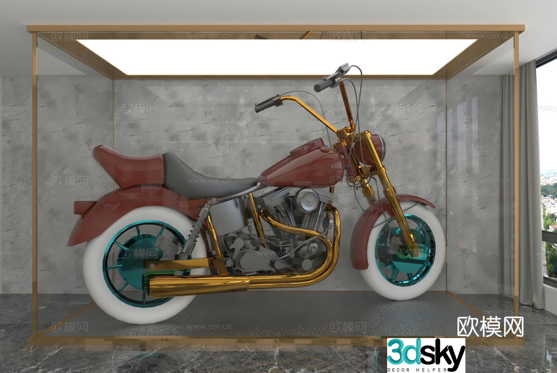 motorcycle 3d model