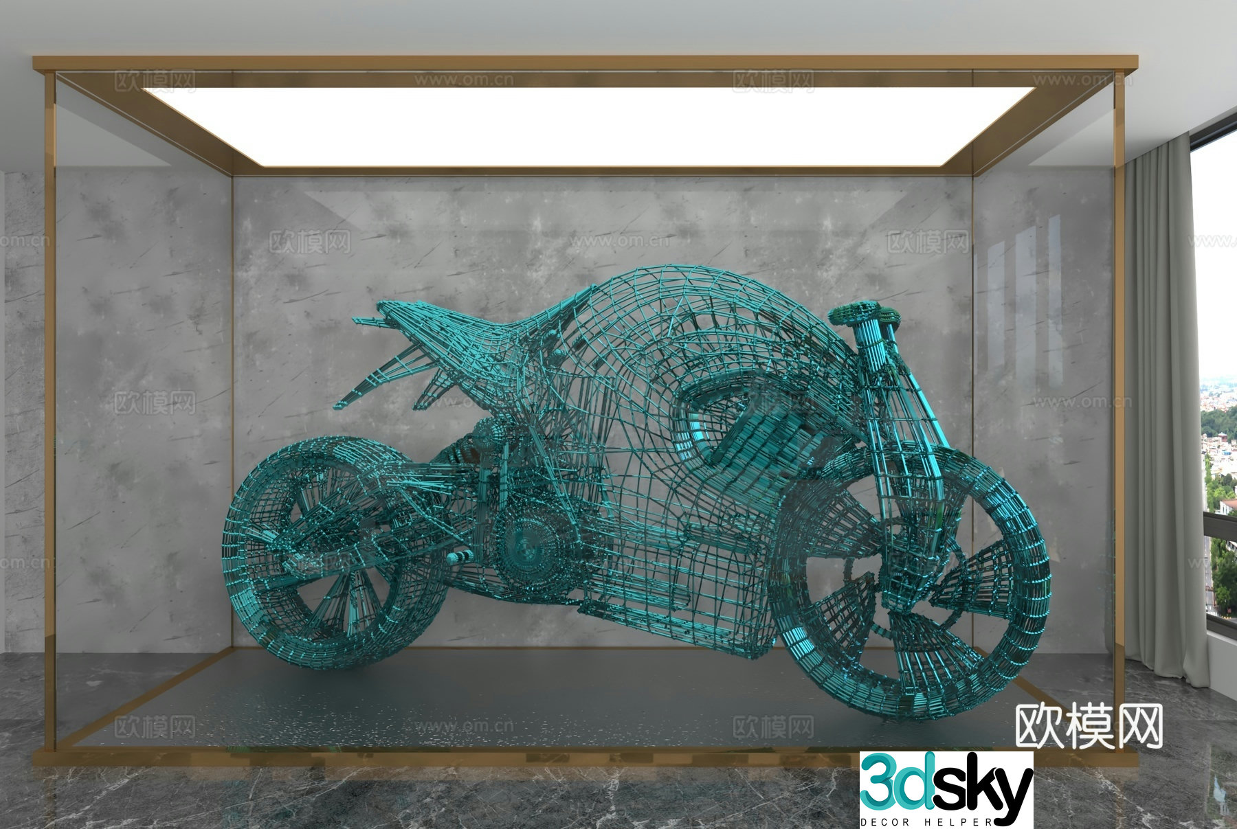 motorcycle 3d model