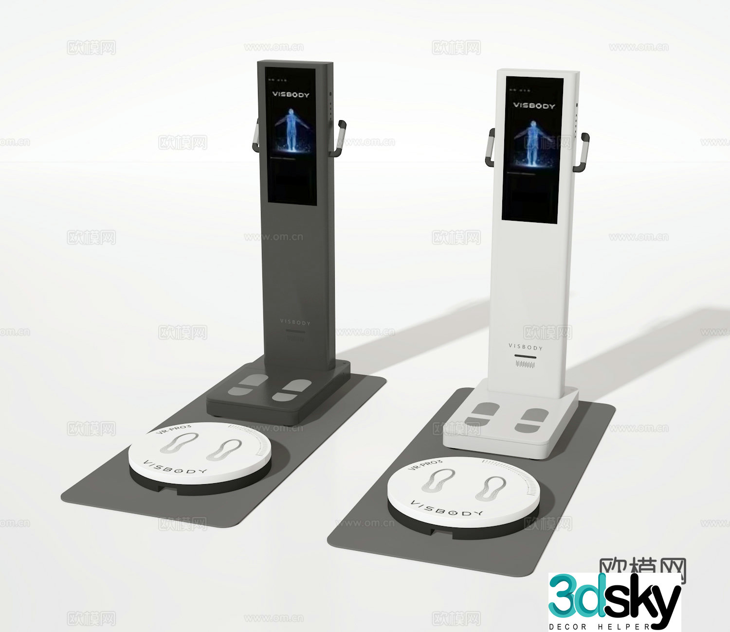 Body measuring instrument 3d model