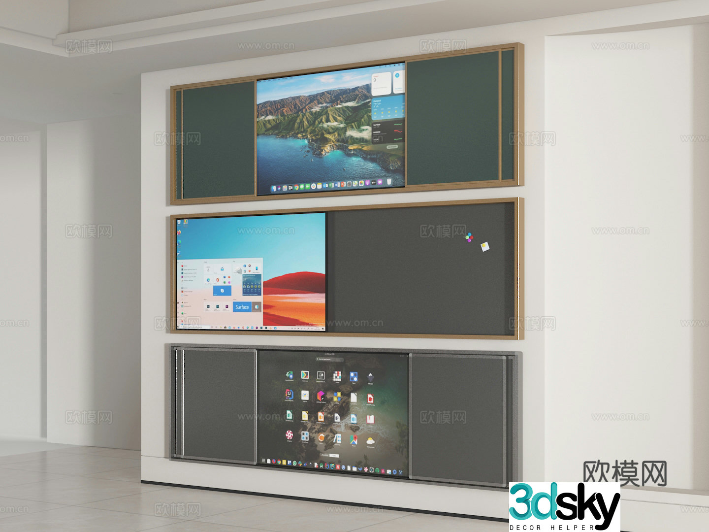 blackboard 3d model