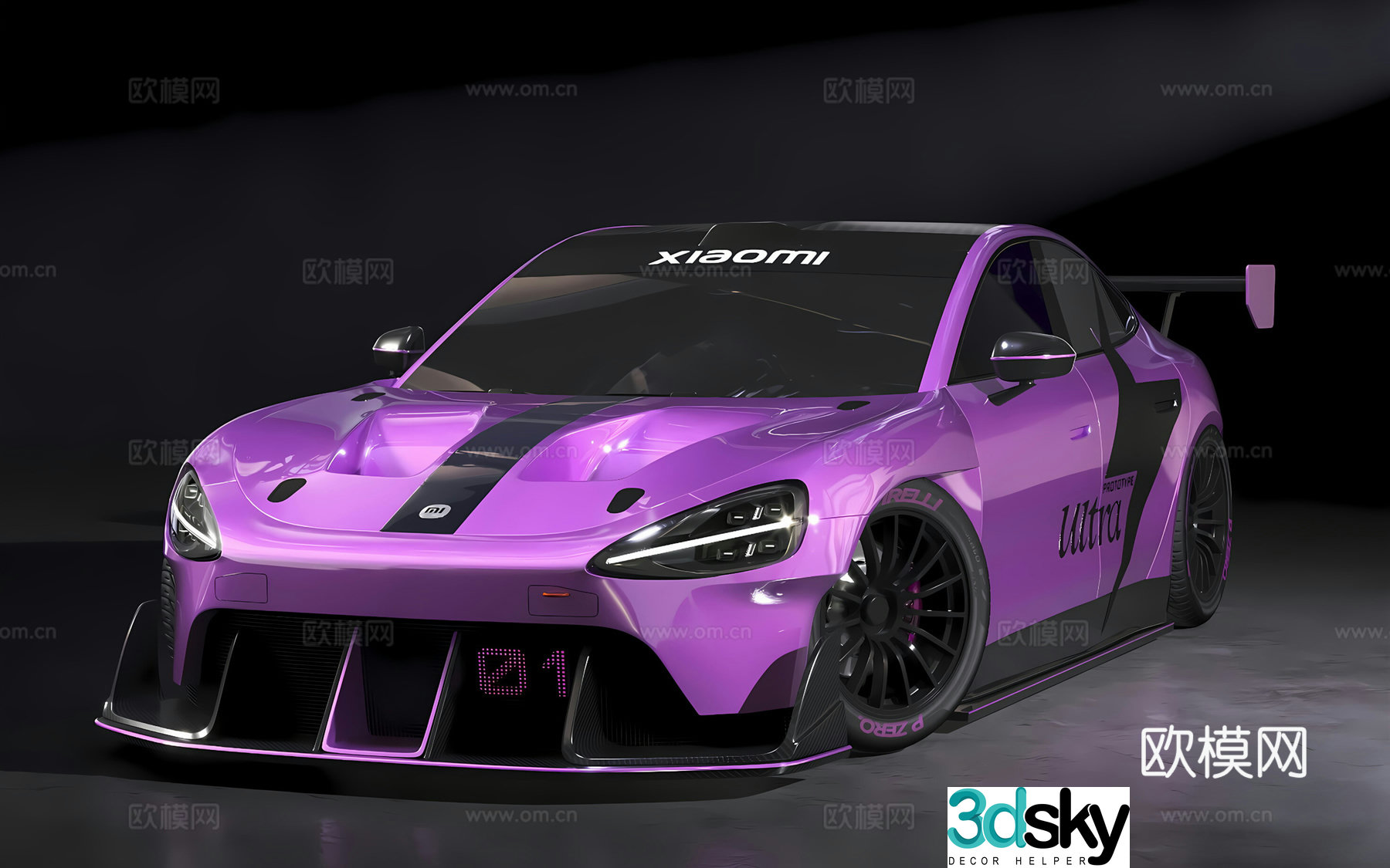 car xiaomi car xiaomi ultra xiaomi su7 xiaomi prototype car car 3d model