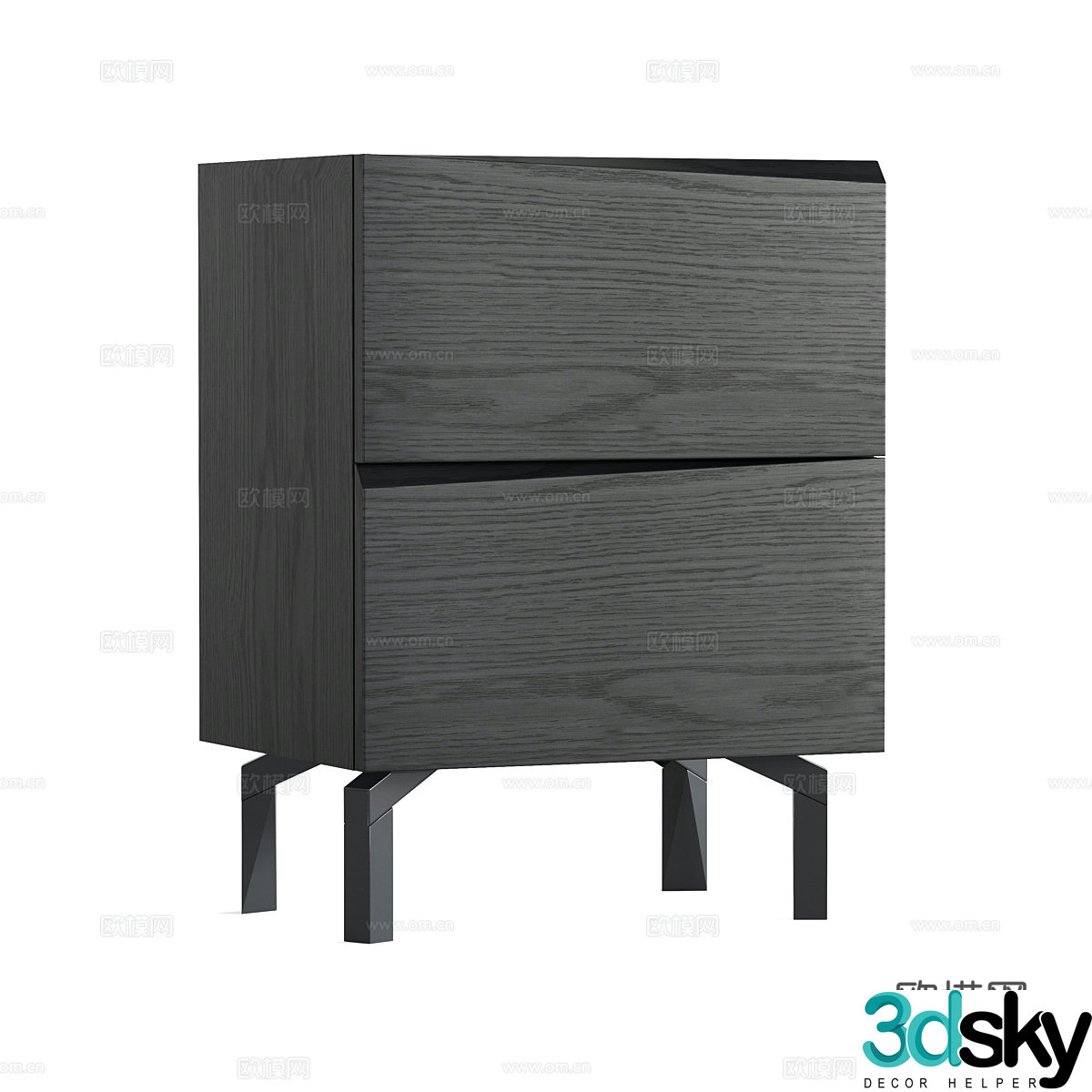 Bedside table 3d model