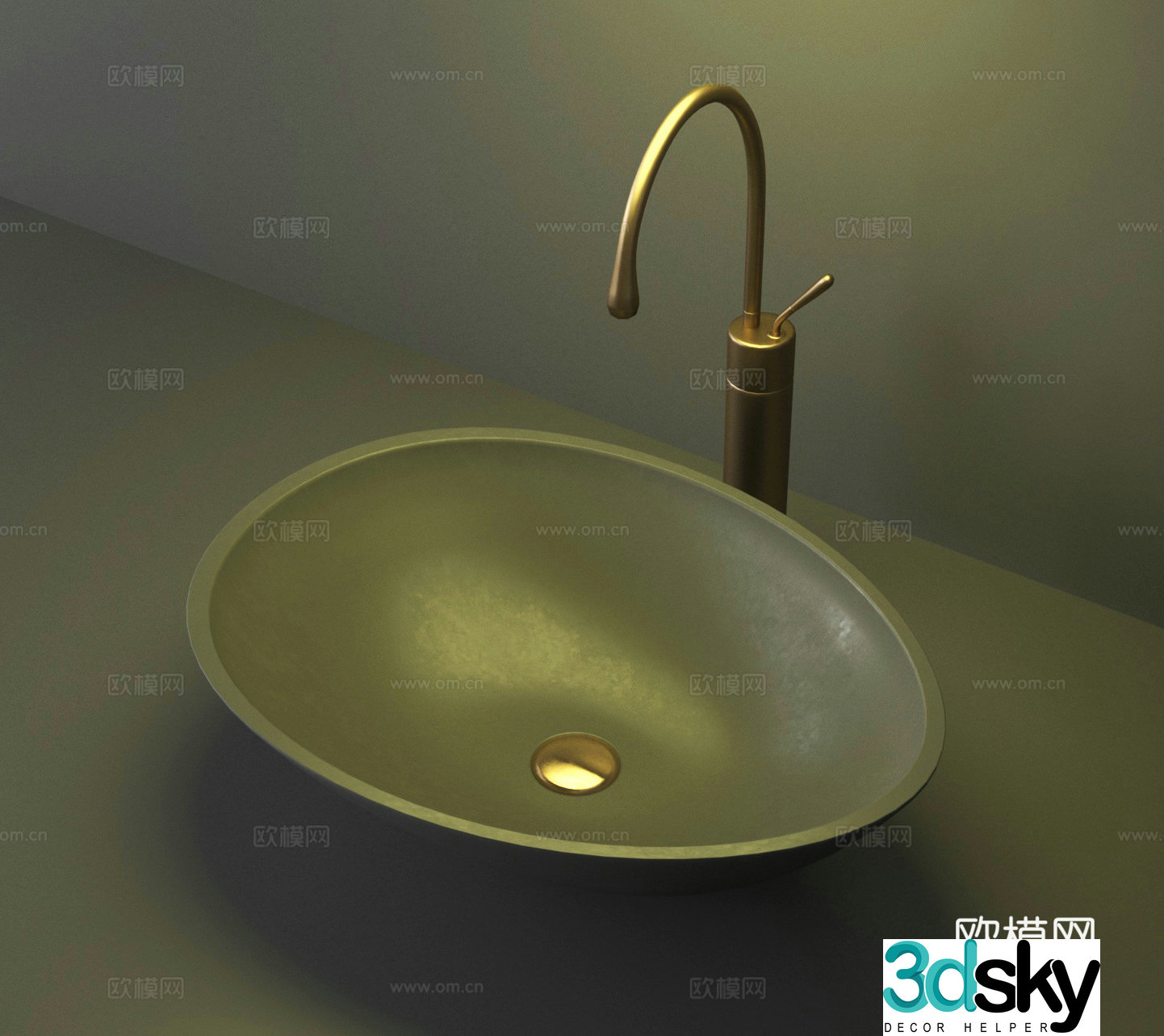 Washbasin wash basin 3d model