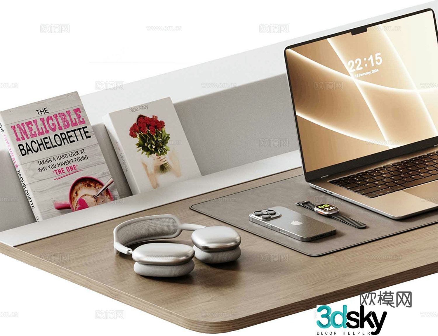 Office supplies 3d model