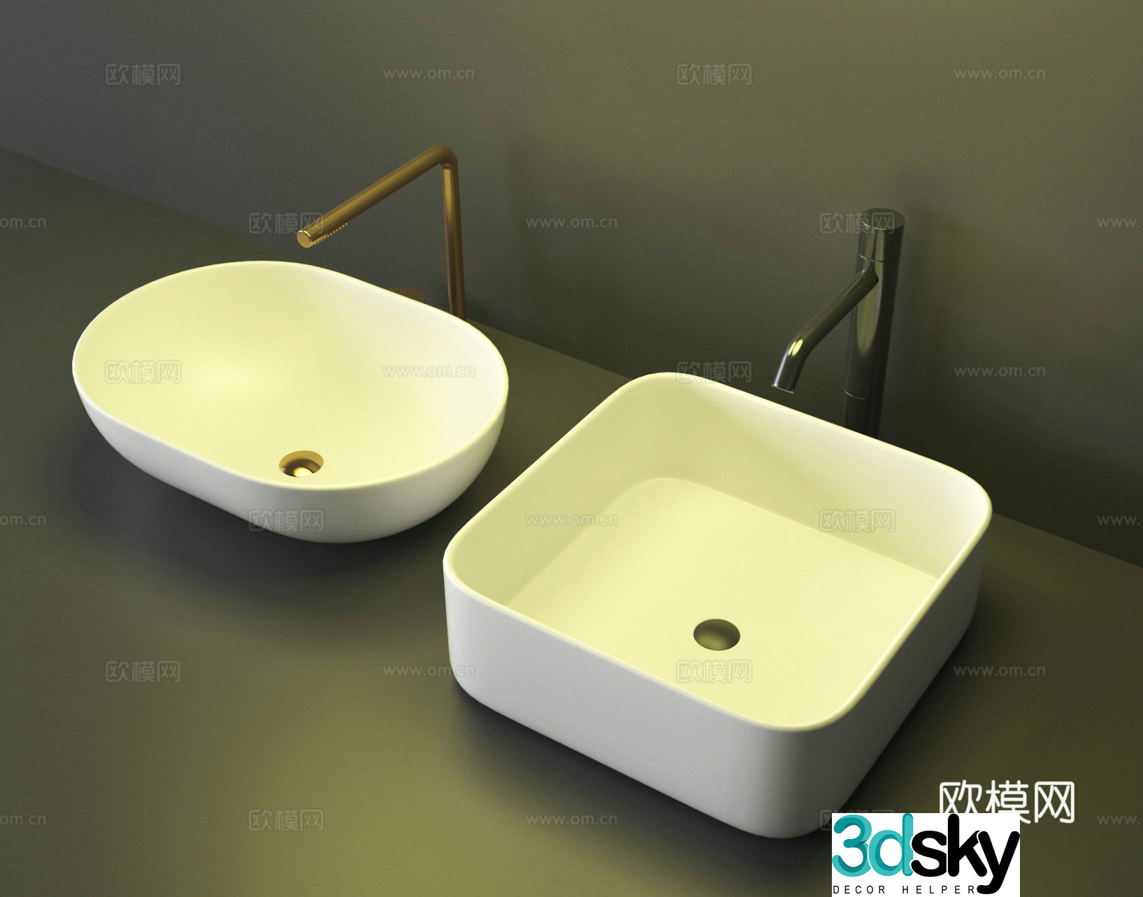 Partition Cement Partition Screen 3D Model