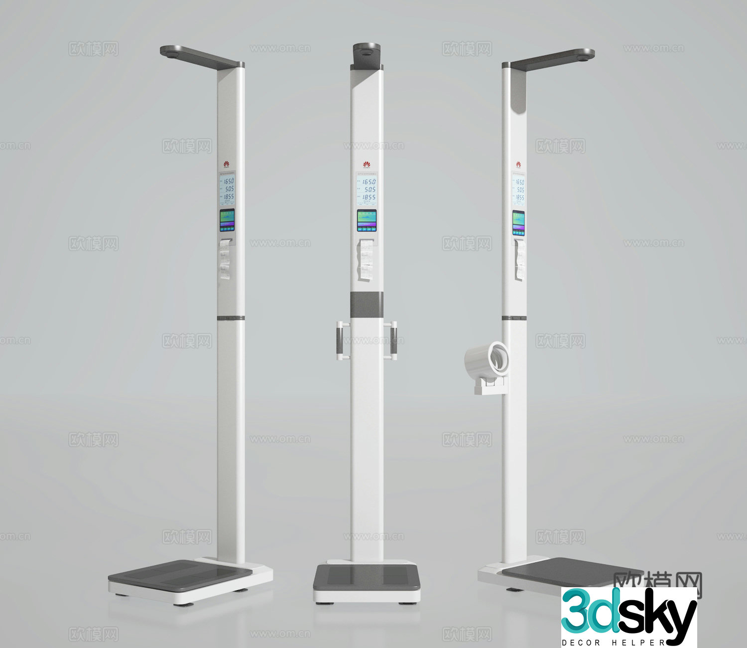 Body measuring instrument 3d model