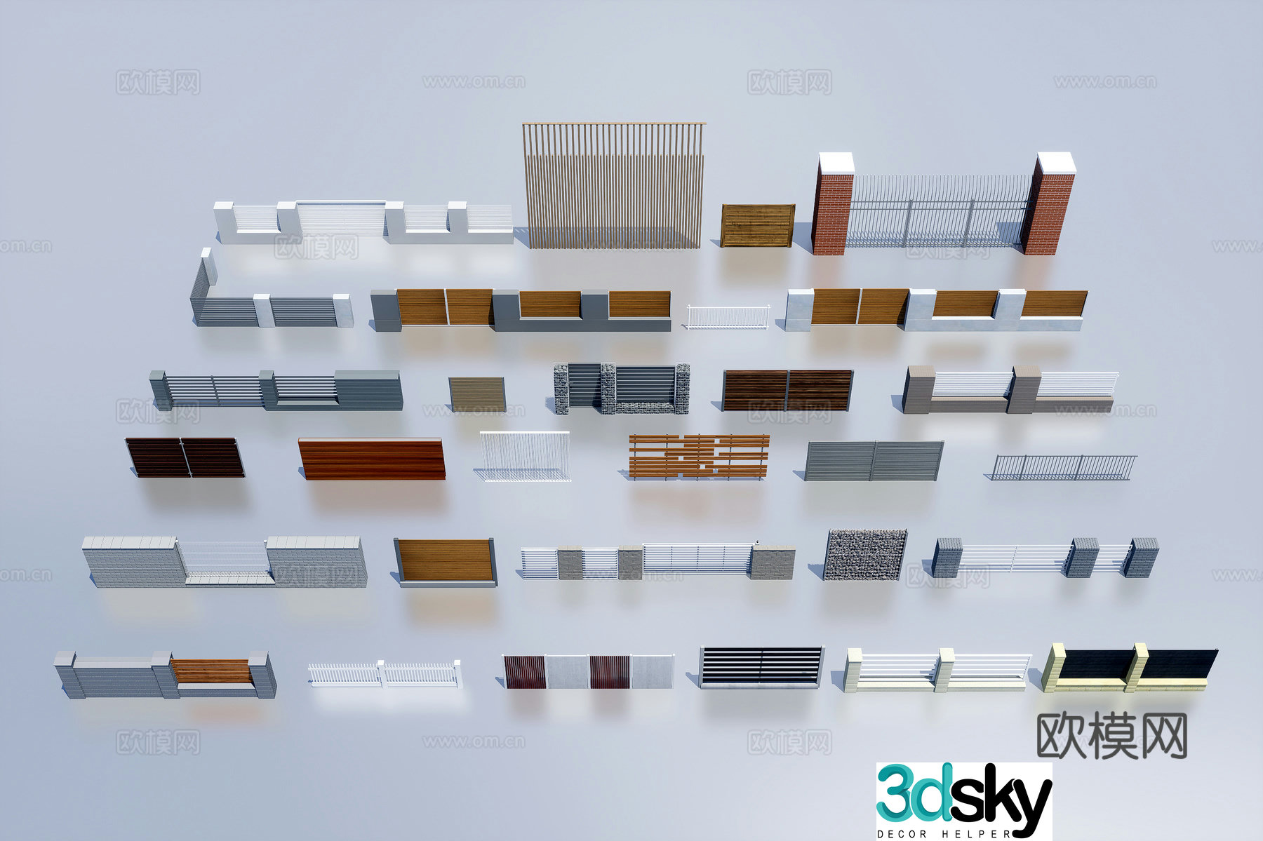 Fence 3d model