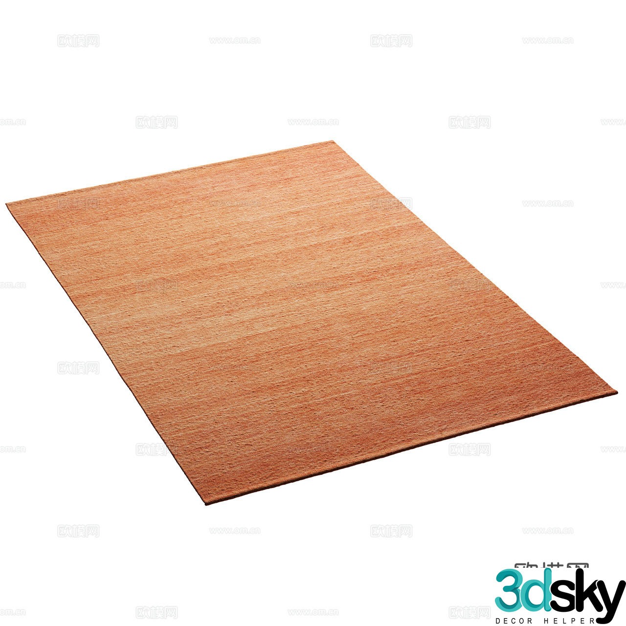 Ethnicraft minimalist carpet Wasabi style carpet Middle style carpet 3d model