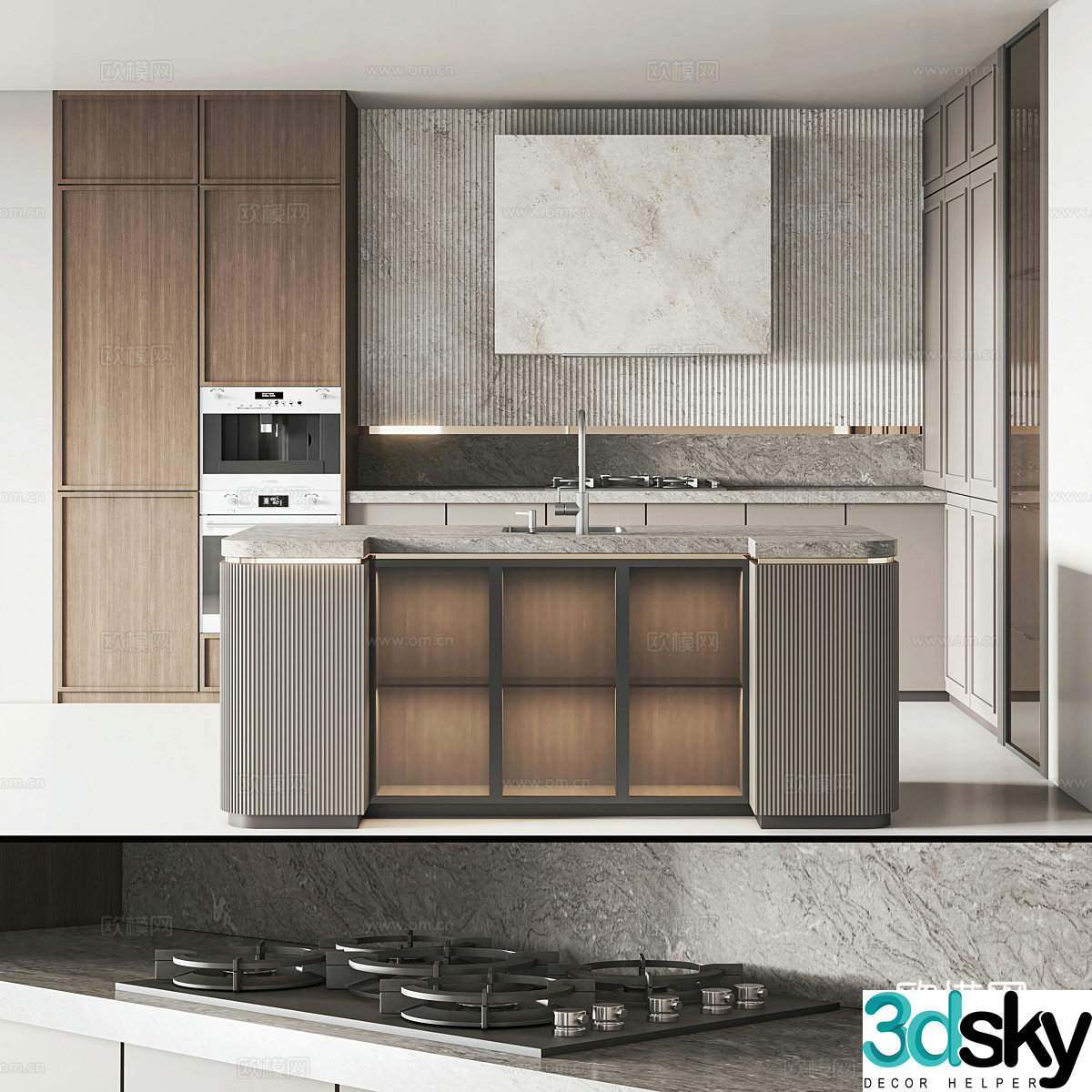 New Chinese style cabinet 3D model