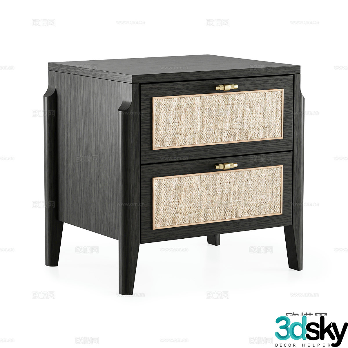 Bedside table 3d model