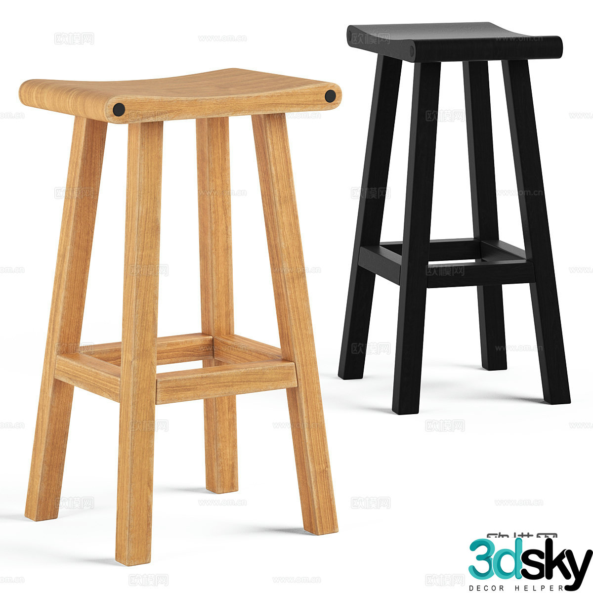 Loftdesigne stool 3d model