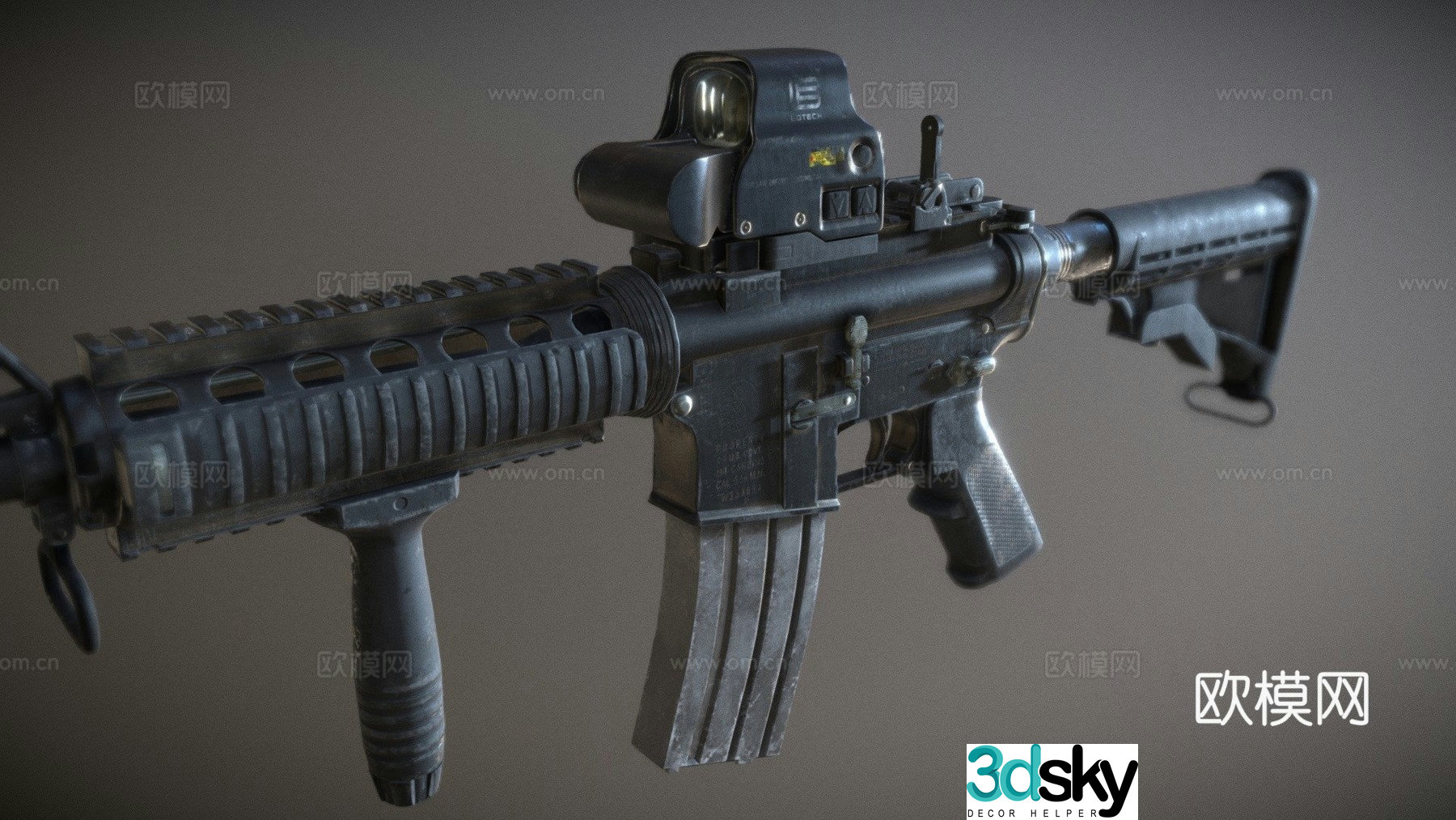 M4 carbine EXPS3 3d model