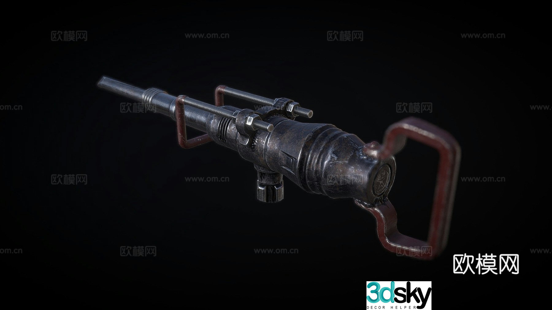 jack hammer 3d model